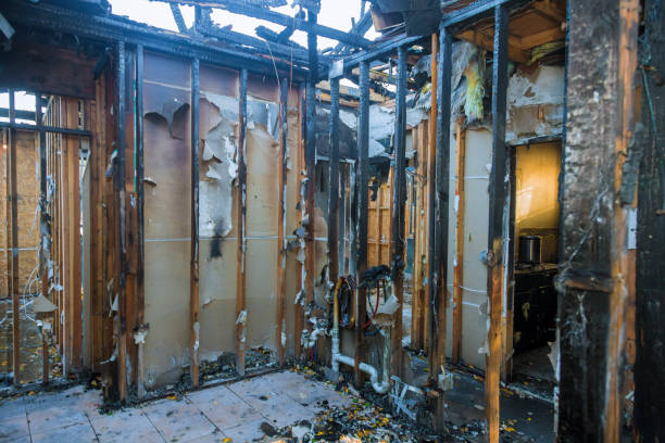 Professional Emergency Fire Damage Restoration technician working in Berlin, NJ